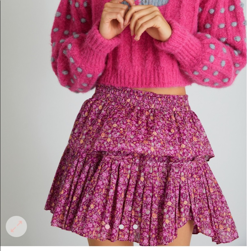 LoveShackFancy Ruffle Mini Skirt